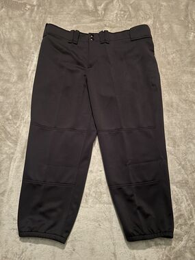 Women’s XX-Large Black Mizuno Softball Pants Elastic Waist And Bottom NWT